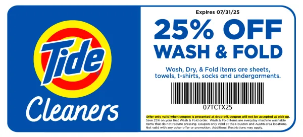 Tide Dry Cleaners Coupon