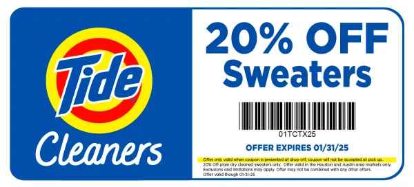 Tide Dry Cleaners Coupon