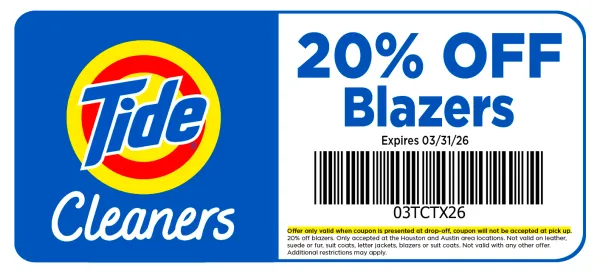 Tide Dry Cleaners Coupon