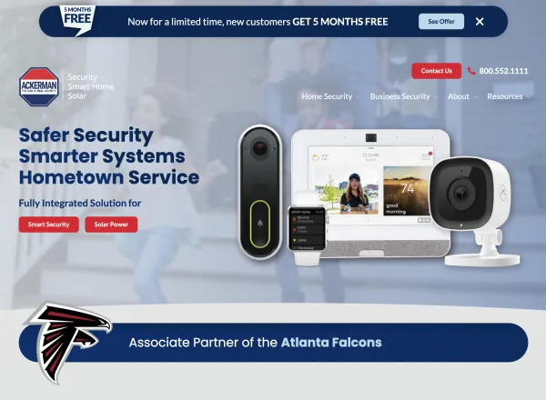Image of website for Ackerman Security
