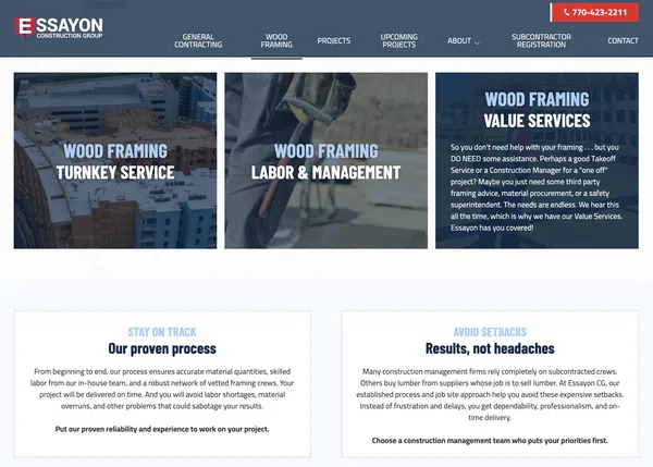 Image of website for Essayon CG