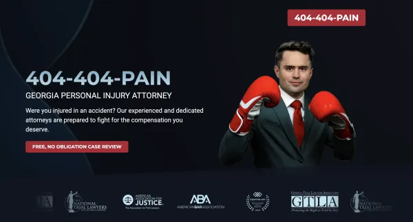 Image of website for 404-Pain