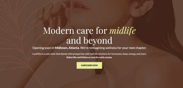 Image of website for LumiVita