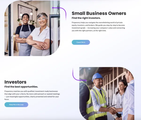 Image of website for Finparency