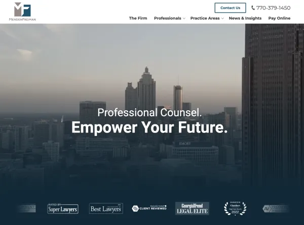 Image of website for Menden Freiman