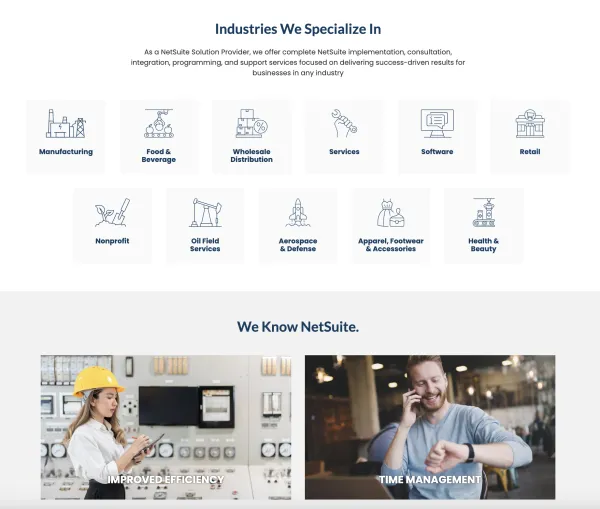 Image of website for Meriture