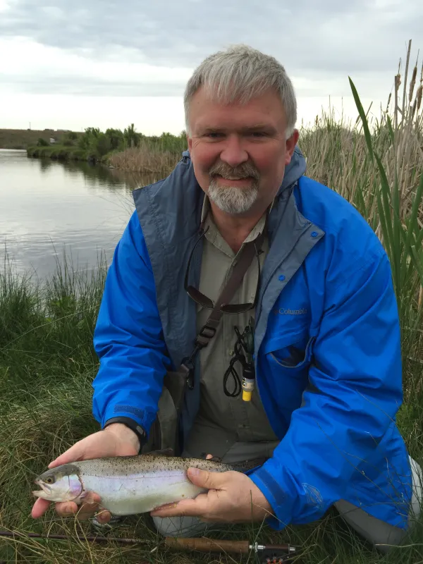 A man holding a fish