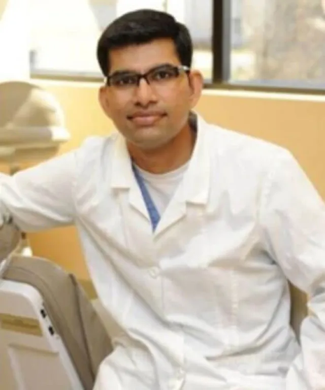a person wearing glasses