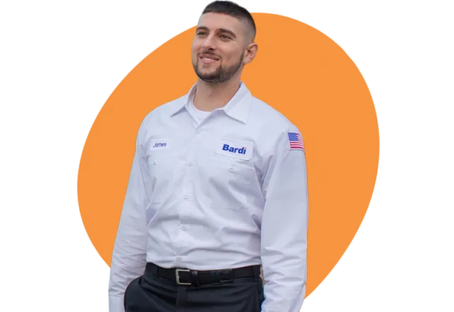 a man in a white shirt