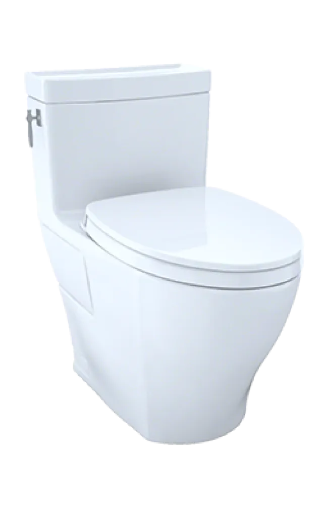 a white trash can