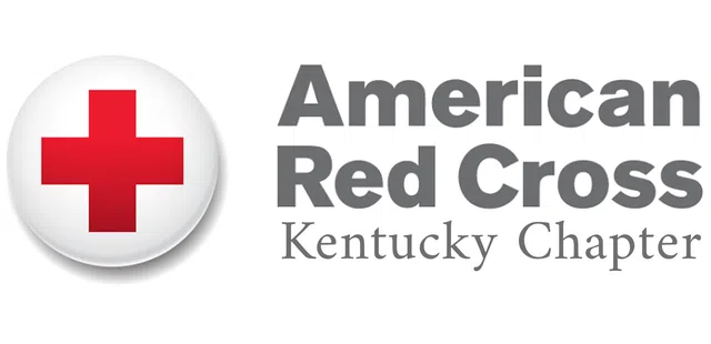 American Red Cross Kentucky Chapter logo with a red cross on a white circle and gray text