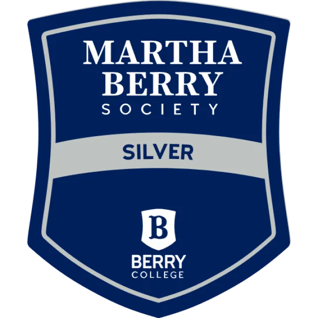 Martha Berry Society Silver Leadership Level