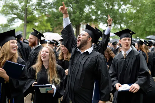 Griswell Scholarship Berry College graduates celebrating