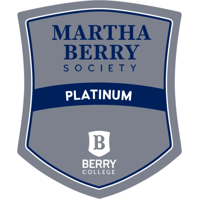 Martha Berry Society Platinum Leadership Level