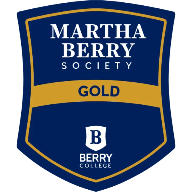 Martha Berry Society Gold Leadership Level