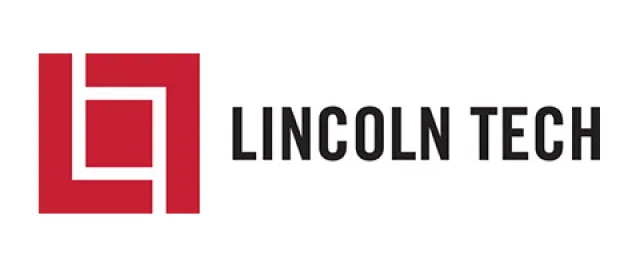 Lincoln Tech logo with stylized L design in red alongside black text on white background