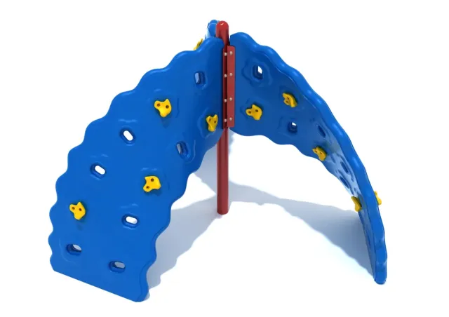 a blue and red toy