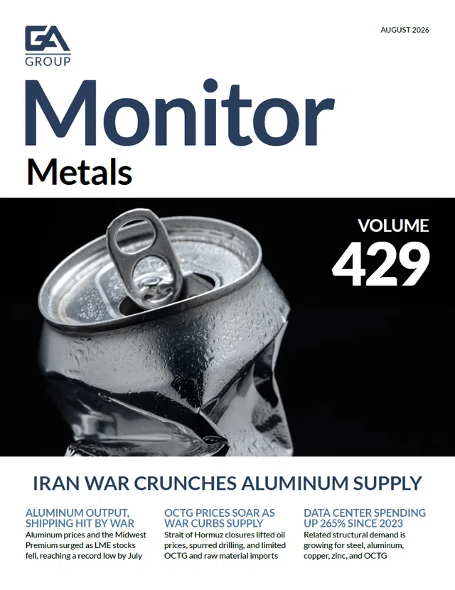 Crumpled aluminum can with water droplets representing aluminum supply issues amid Iran war.