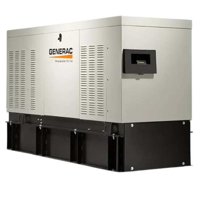 Generac generator with a sleek design and durable exterior for reliable power backup.