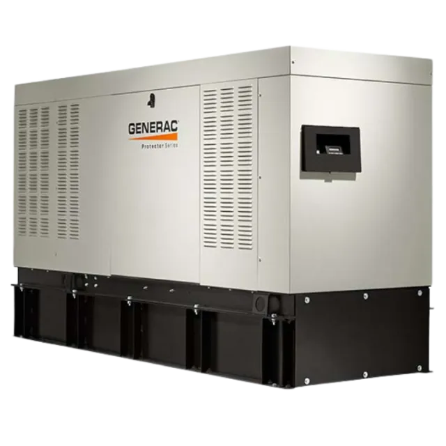 Generac Protector Series generator with a sleek design for reliable power solutions.
