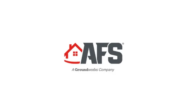 AFS logo with a red house icon and text A Groundworks Company on a white background