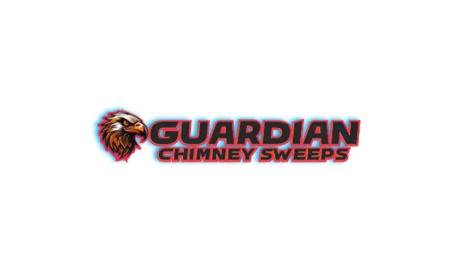Logo of Guardian Chimney Sweeps featuring a bold eagle head and stylized red and black text on white.