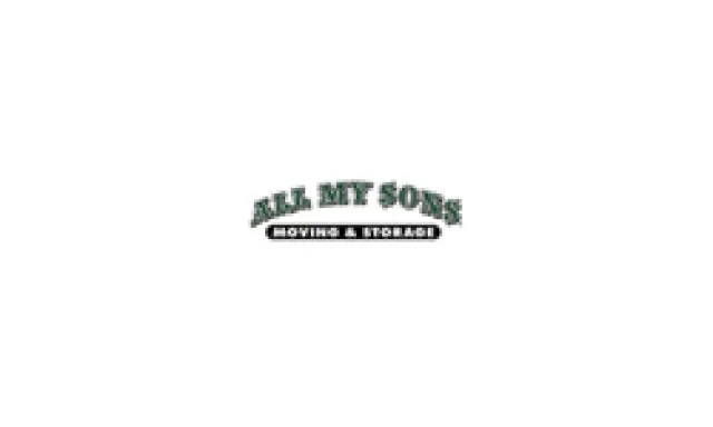 Jill My Sons Moving & Storage company logo with green and black text on a white background
