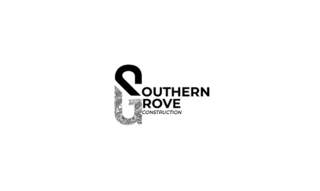 Southern Grove Construction logo with stylized letters S and G on white background