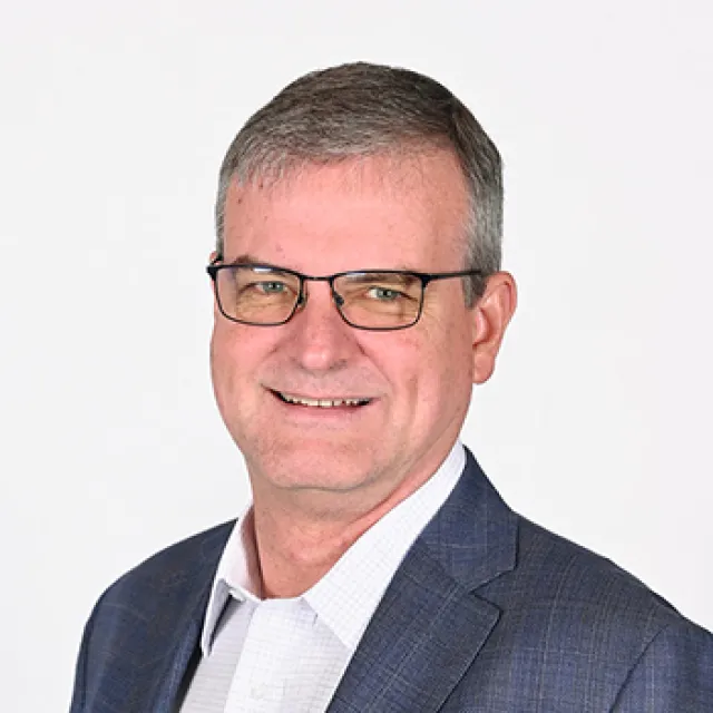 a man wearing glasses