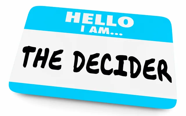 There must be a final decision maker for legal custody