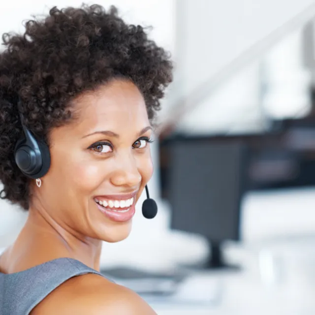 a person wearing headphones