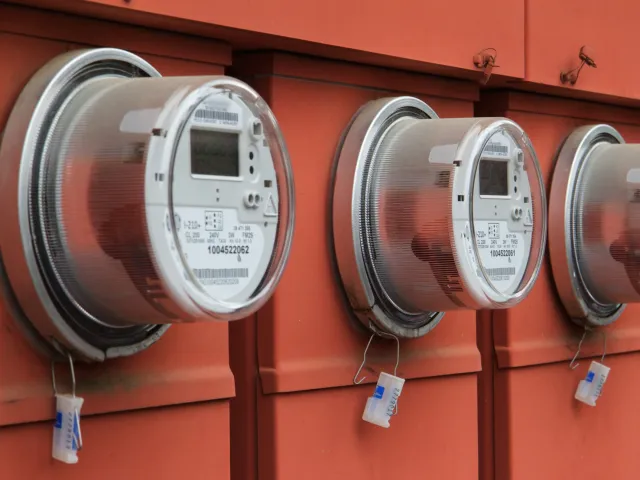 a row of washing machines
