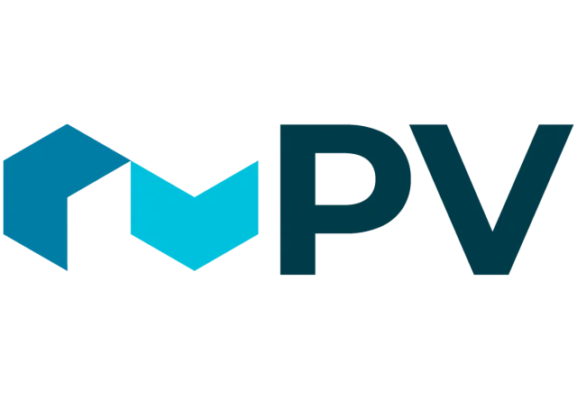 a black and white logo