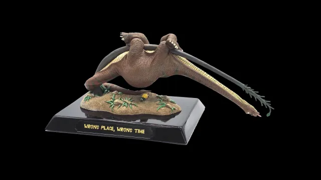 a model of a dinosaur