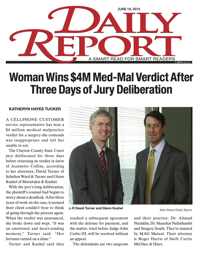 two men wearing a suit and tie in a newspaper