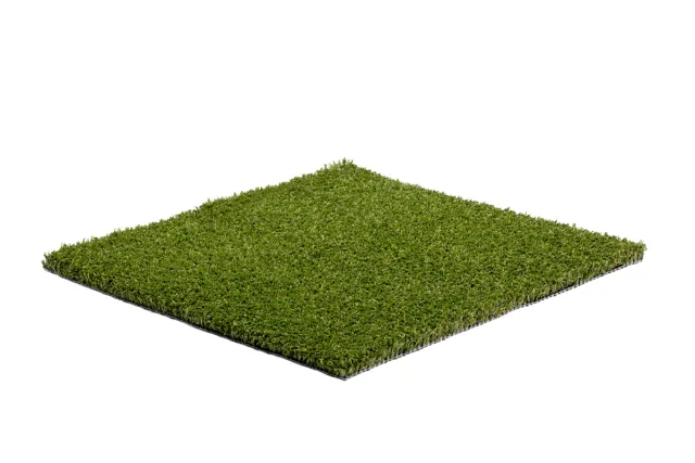 a green knitted object