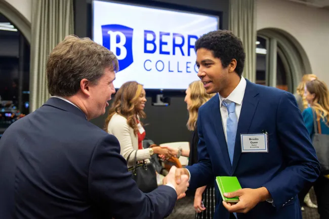 Berry students networking