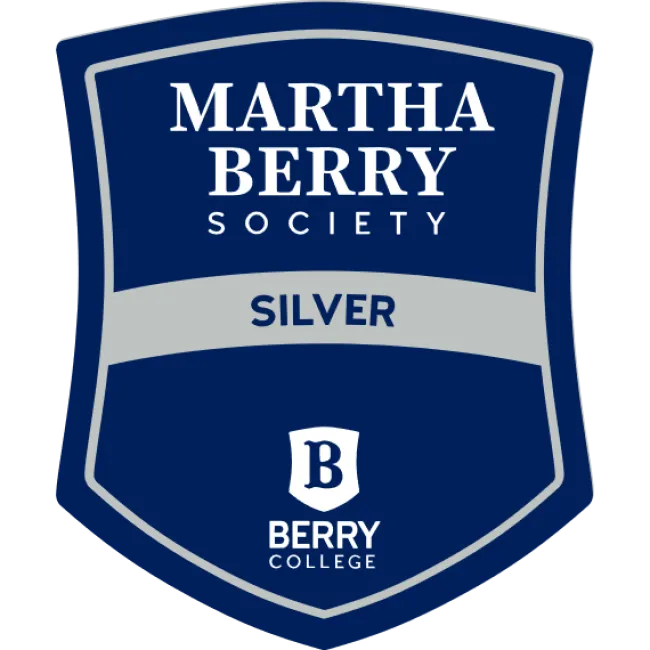 Martha Berry Society Silver Leadership Level