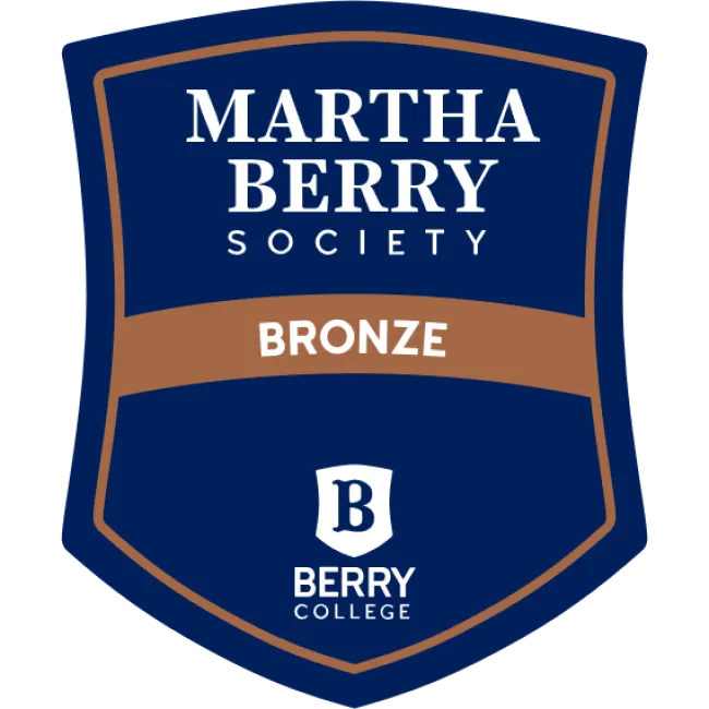 Martha Berry Society Bronze Leadership Level