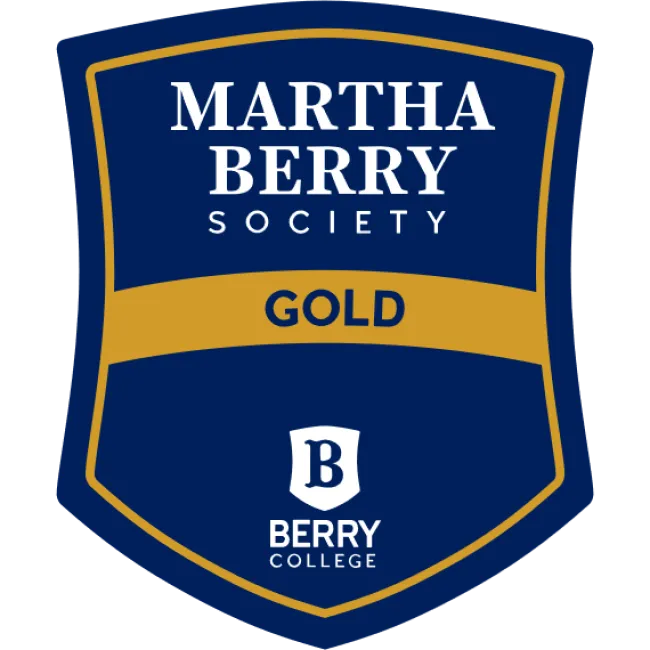 Martha Berry Society Gold Members