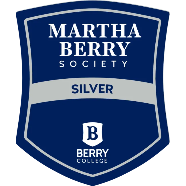 Martha Berry Society Silver Members