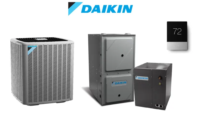 a group of single stage air conditioning equipment and furnace - daikin