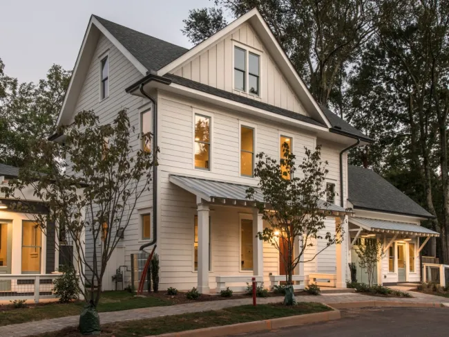 a row of houses