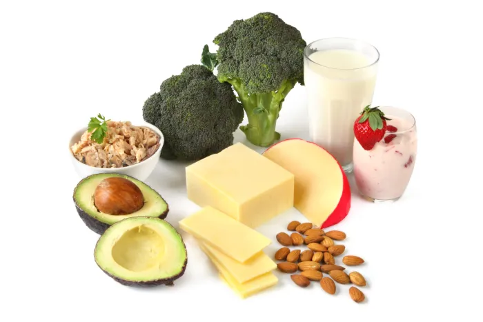 How can diet help prevent osteoporosis?
