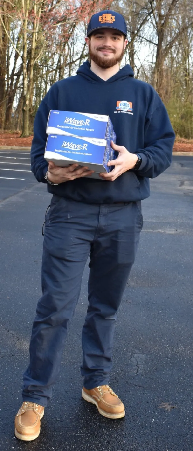 iwave Indoor Air Quality Systems and Estes Technician
