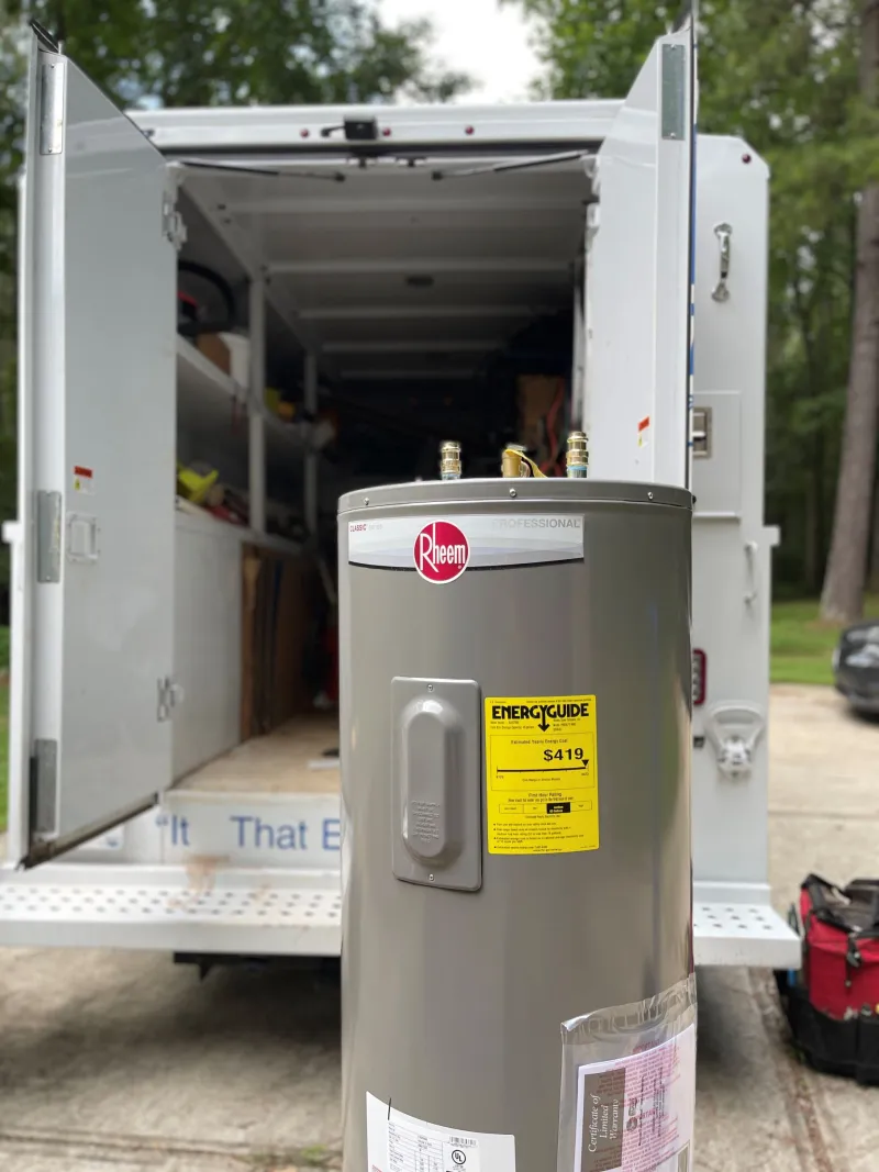 Rheem Water heater installation in Norcross, Georgia