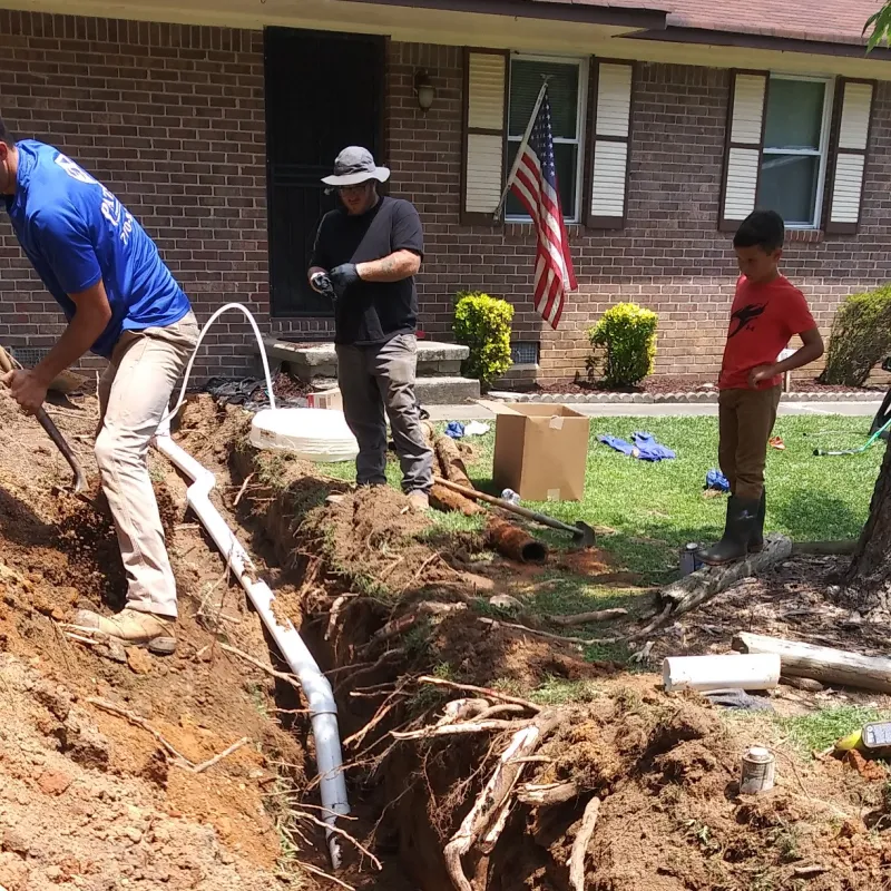 Sewer Line Replacement in Vinings, Georgia
