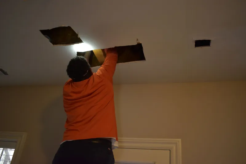 Plumbing leak repair in Morrow, Georgia