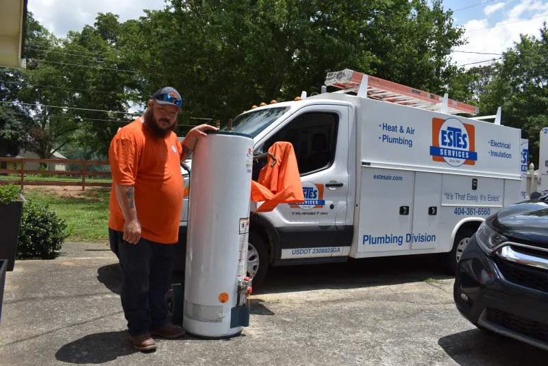Replacement of  Water heater in Duluth, Georgia by Estes Services
