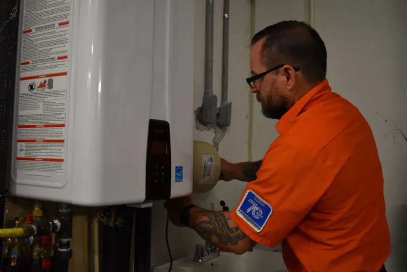 Navien Tankless Water heater installation